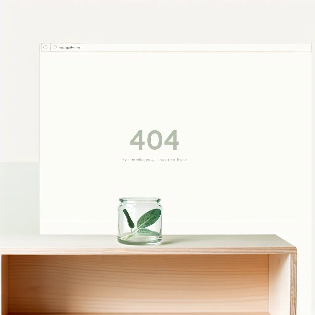 Empty shelf - page not found