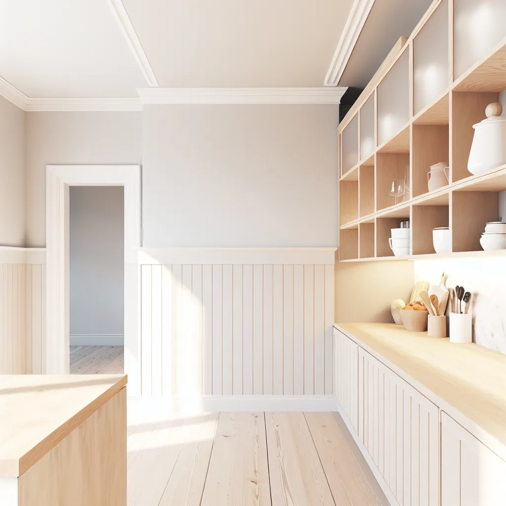 Organized Scandinavian kitchen