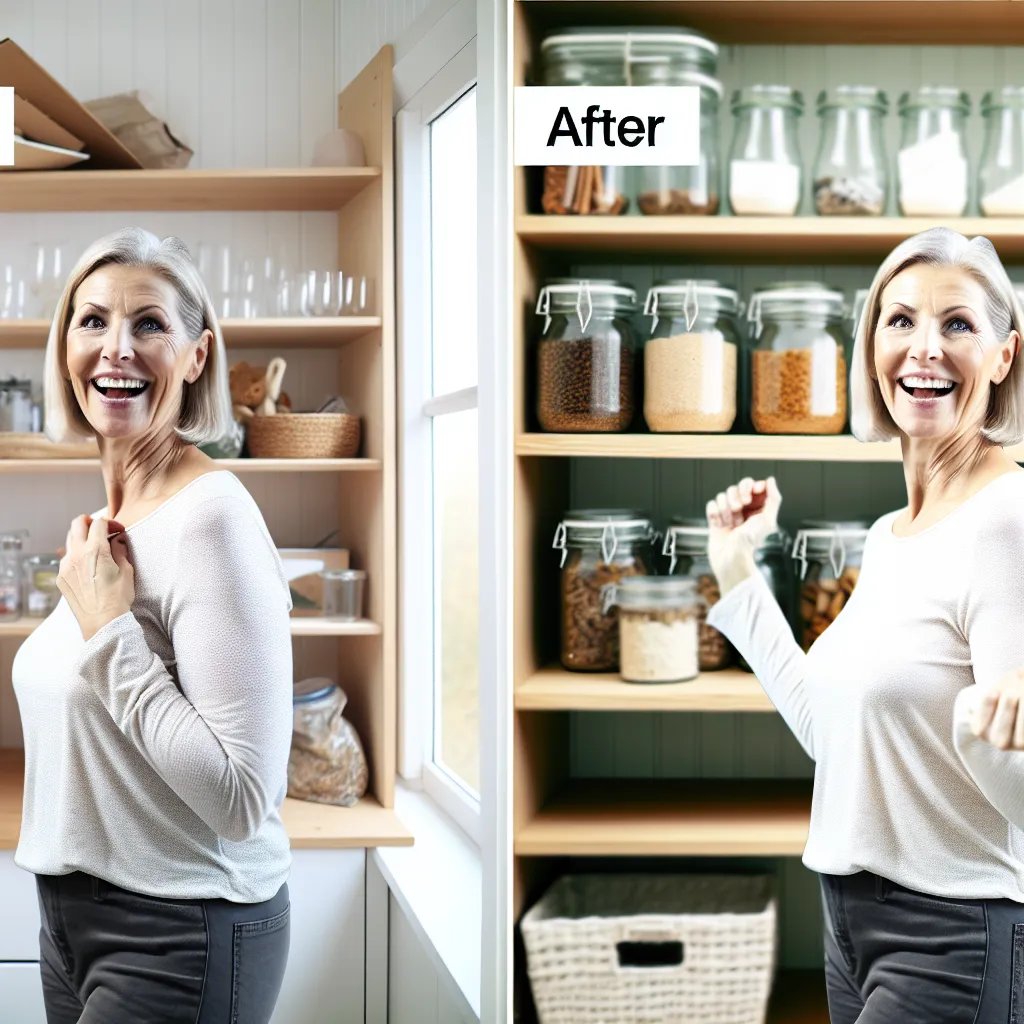 Emma's transformed pantry